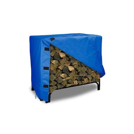 Eevelle Meridian Log Rack Cover, Royal Blue, 48 in L x 24 in W x 42 in H MDLRS-RYL